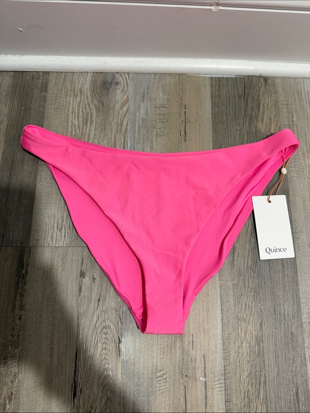 Quince Women’s Hot Pink Bikini Bottom NWT Size Large